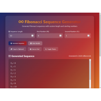 Fibonacci Sequence Generator